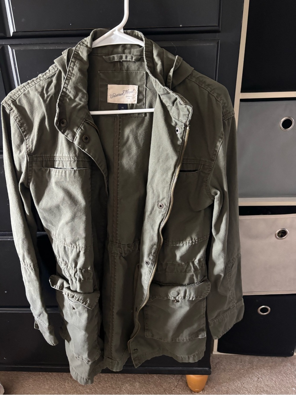 Olive Green Cargo Jacket